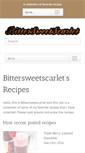 Mobile Screenshot of bittersweetscarlet.com